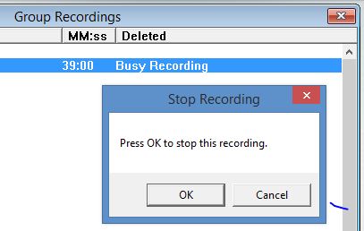 Cancel recordings