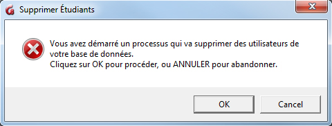 Refresh students Warning