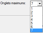 Maximum Tabs Settings